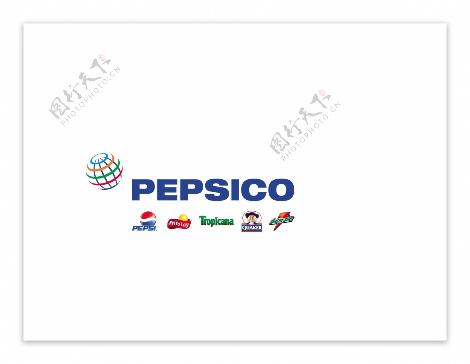 PepsiCologo设计欣赏PepsiCo饮料品牌LOGO下载标志设计欣赏