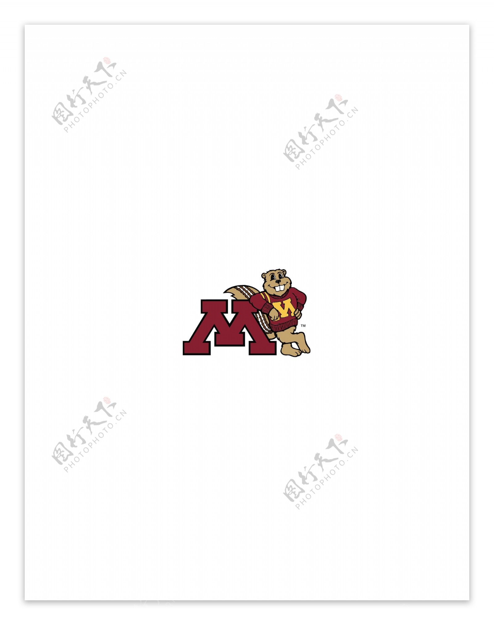 UniversityofMinnesotaGoldenGopherslogo设计欣赏UniversityofMinnesotaGoldenGophers世界名校LOGO下载标志设计