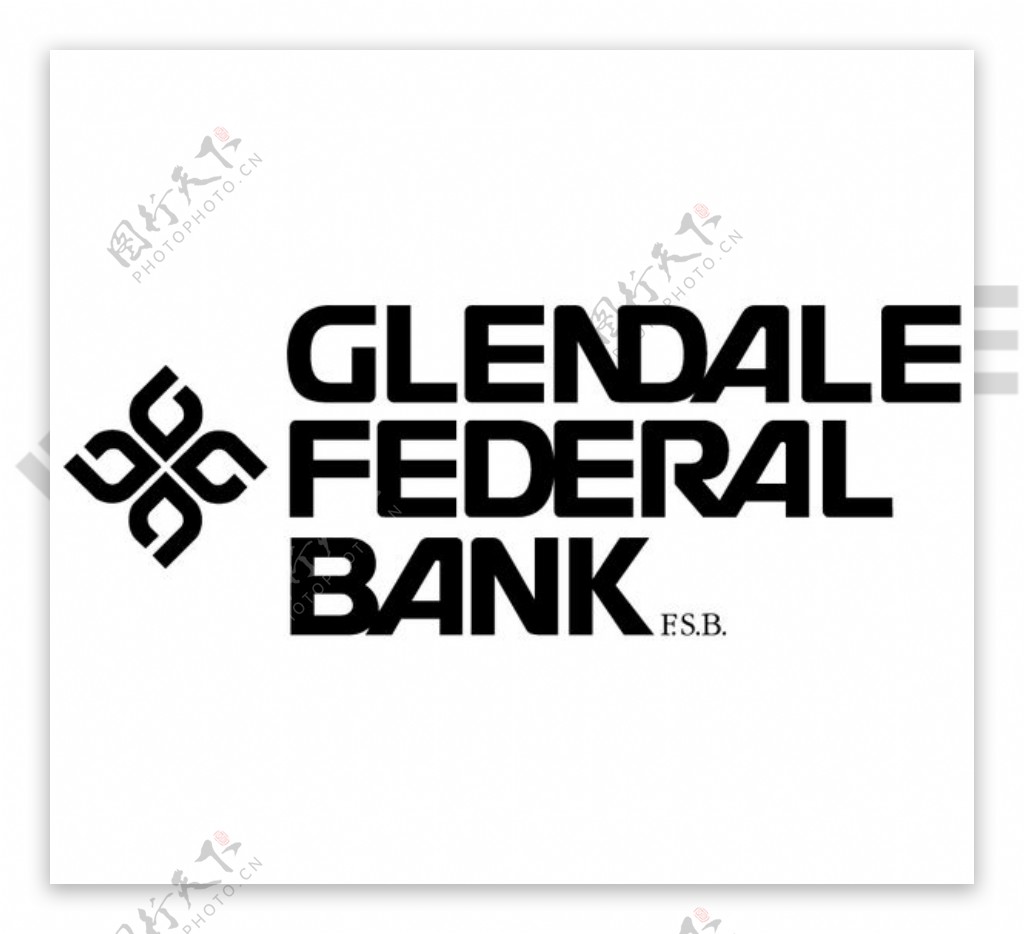 GlendaleFederalBanklogo设计欣赏格伦代尔联邦银行标志设计欣赏