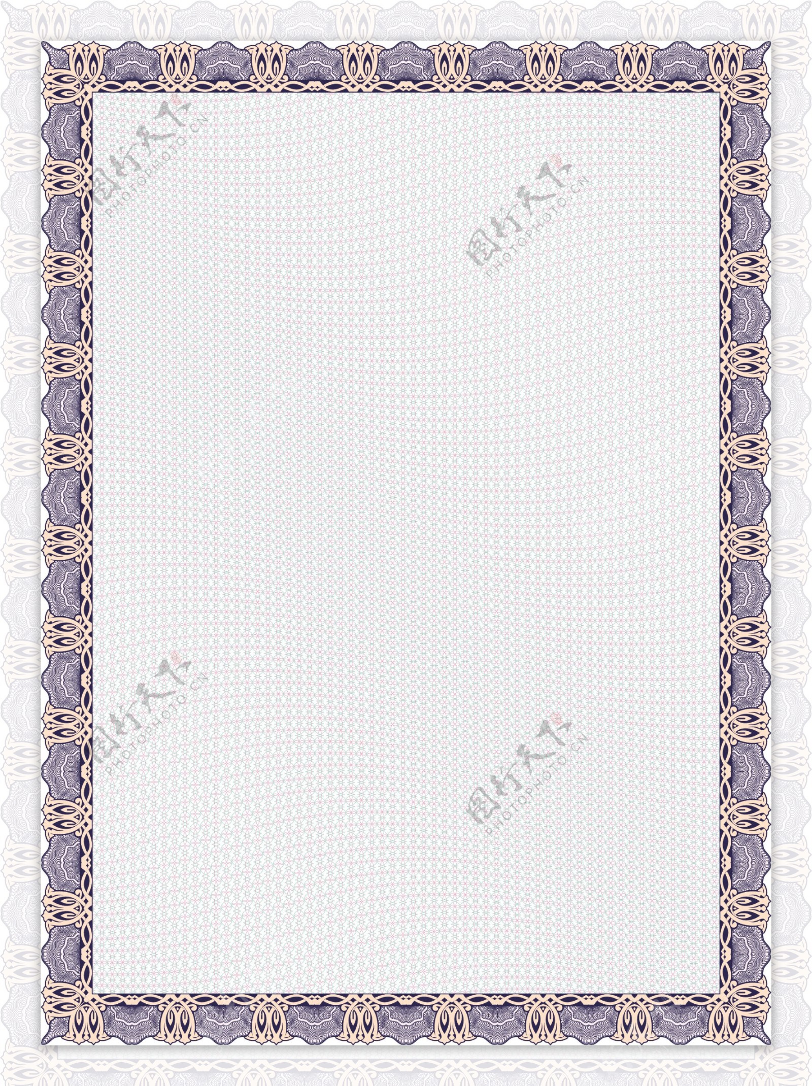 欧式古典花纹花边框图片