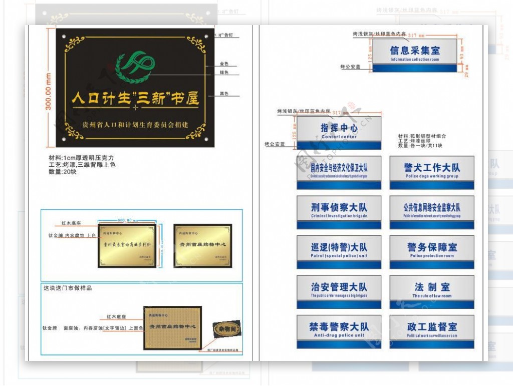 导视牌标牌设计图片