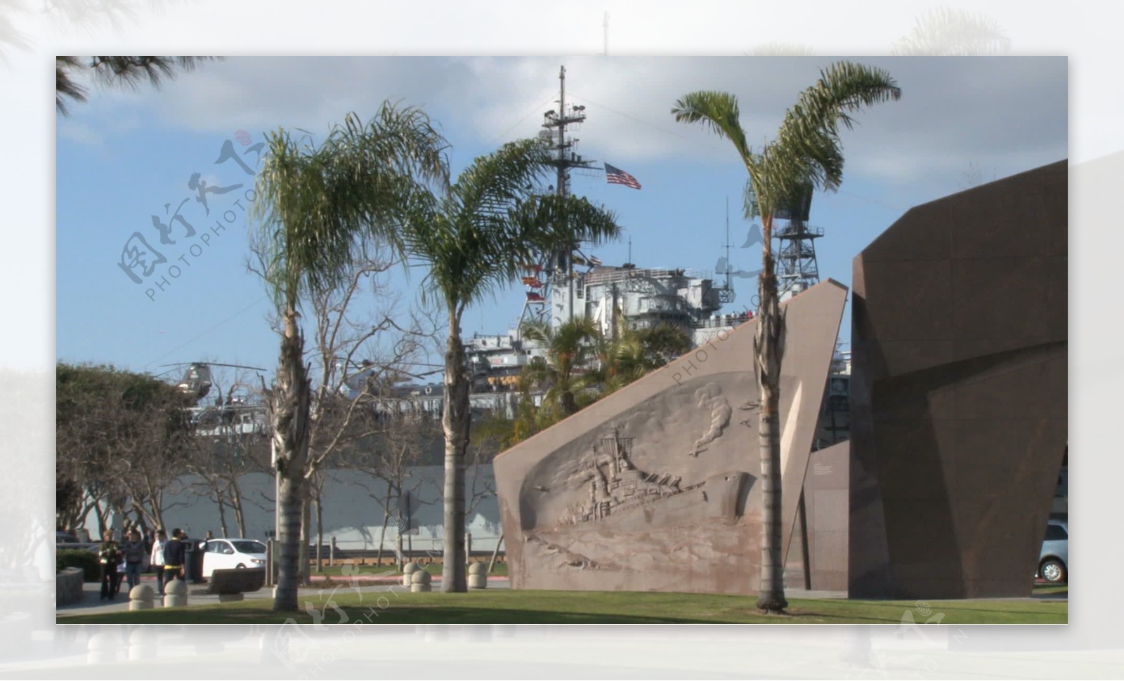 圣迭戈海军纪念在港股票视频船视频免费下载