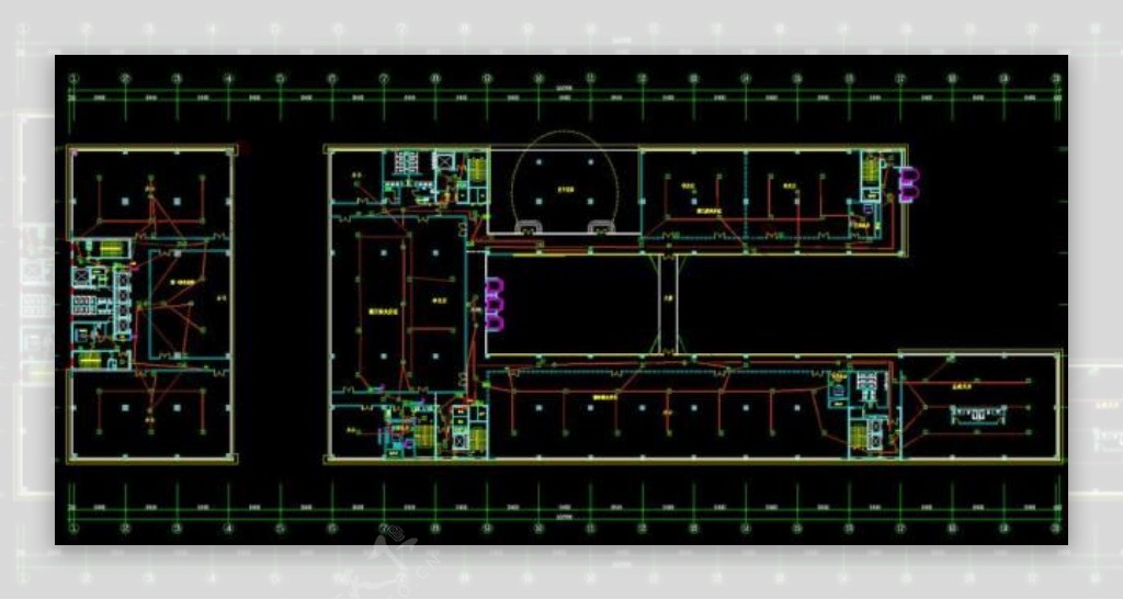 tcl工业研究院8层消防平面图图片