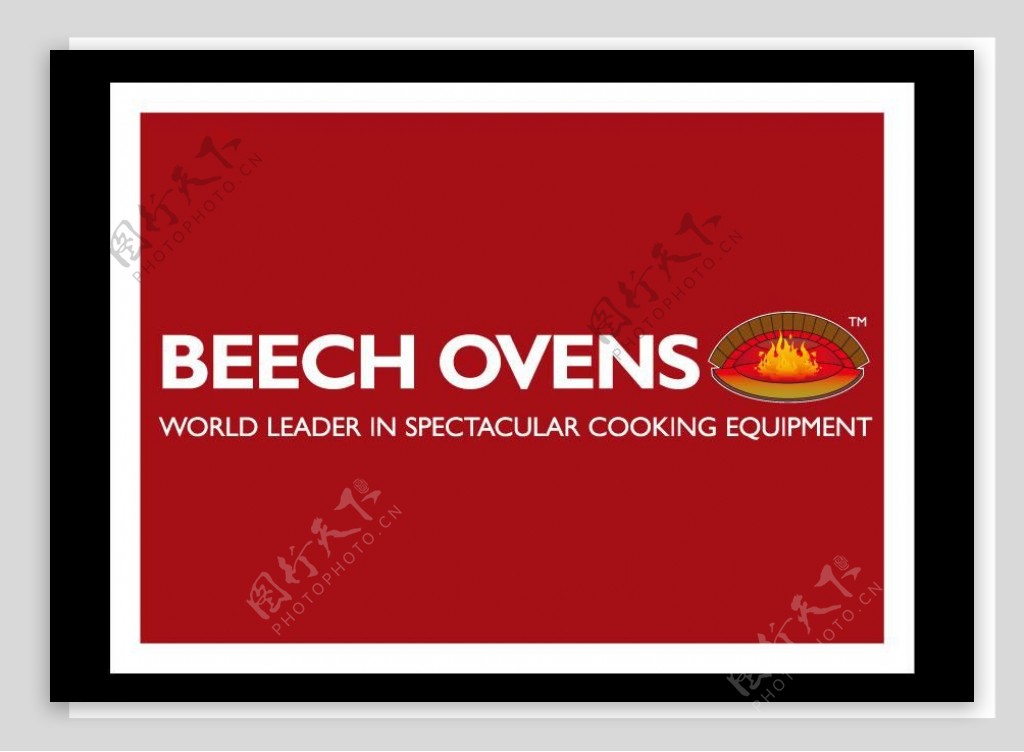披萨烤炉beechovens矢量logo图片