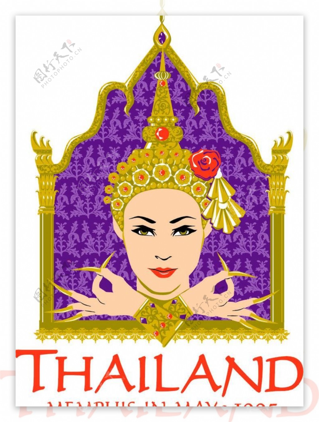 泰国舞蹈女图片