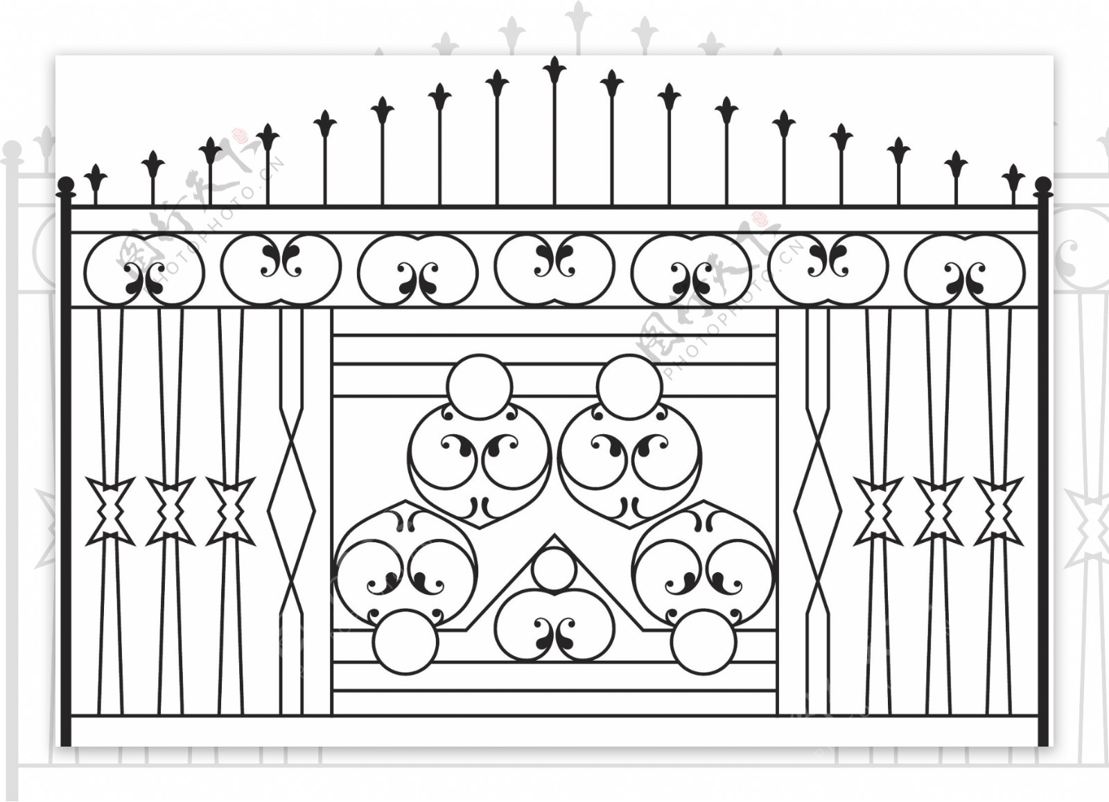 矢量铁艺图片