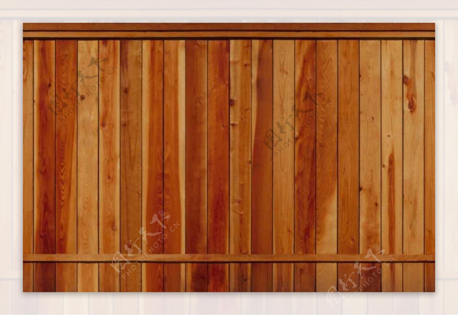 天然木篱笆墙背景PSD