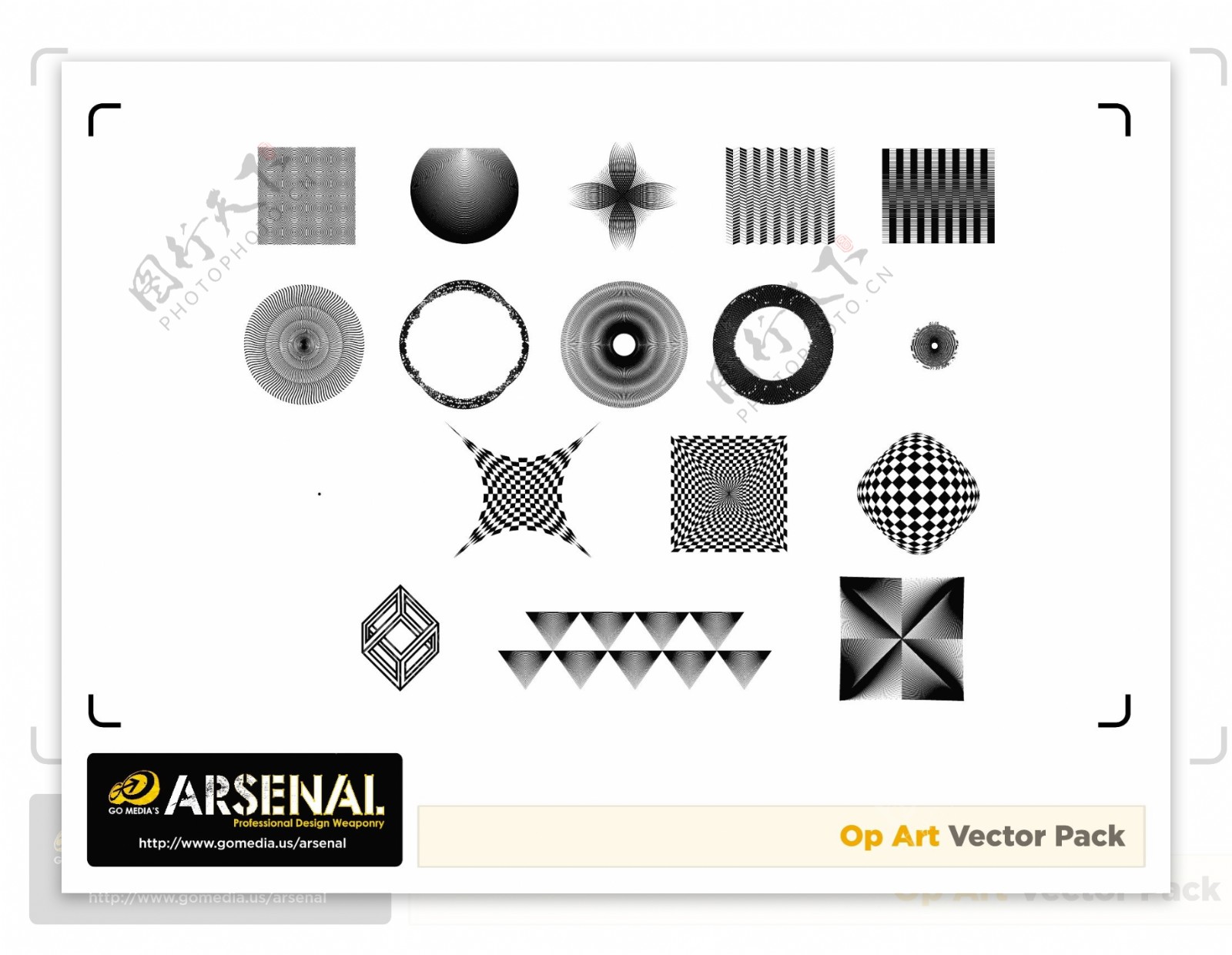 GonbspMedia出品潮流矢量素材Set15opart