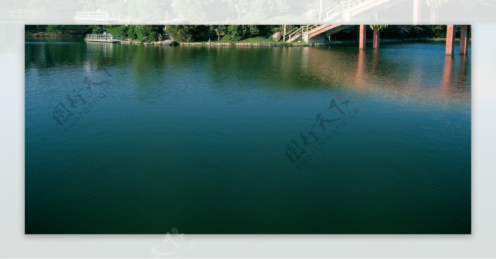 清水河水湖水图片