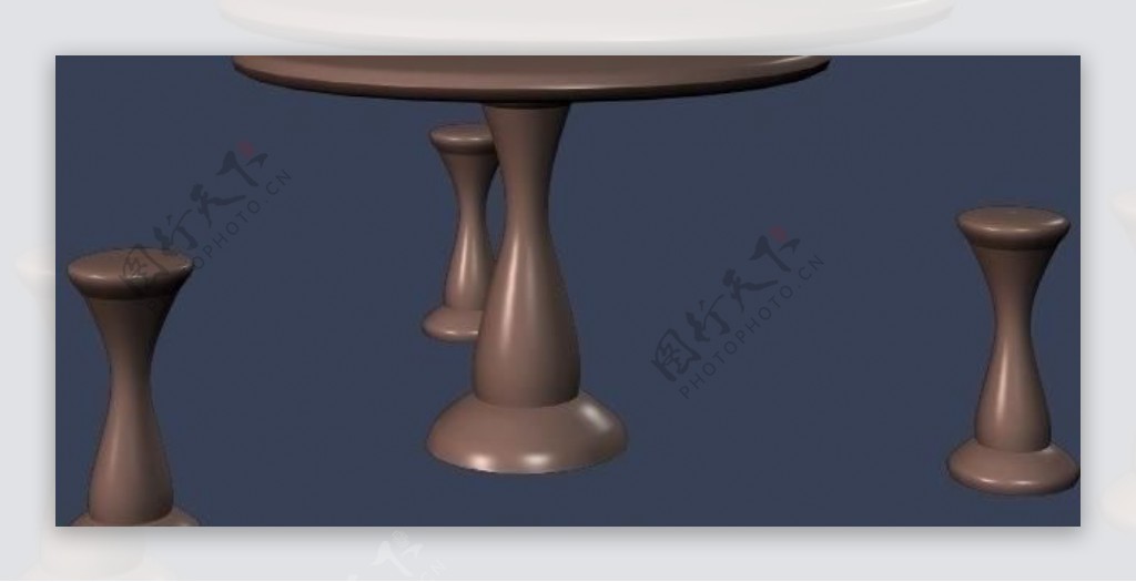 max3d模型桌椅凳子图片