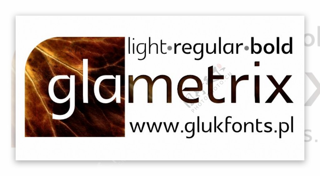 glametrix字体