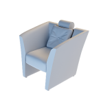 3D单人沙发模型