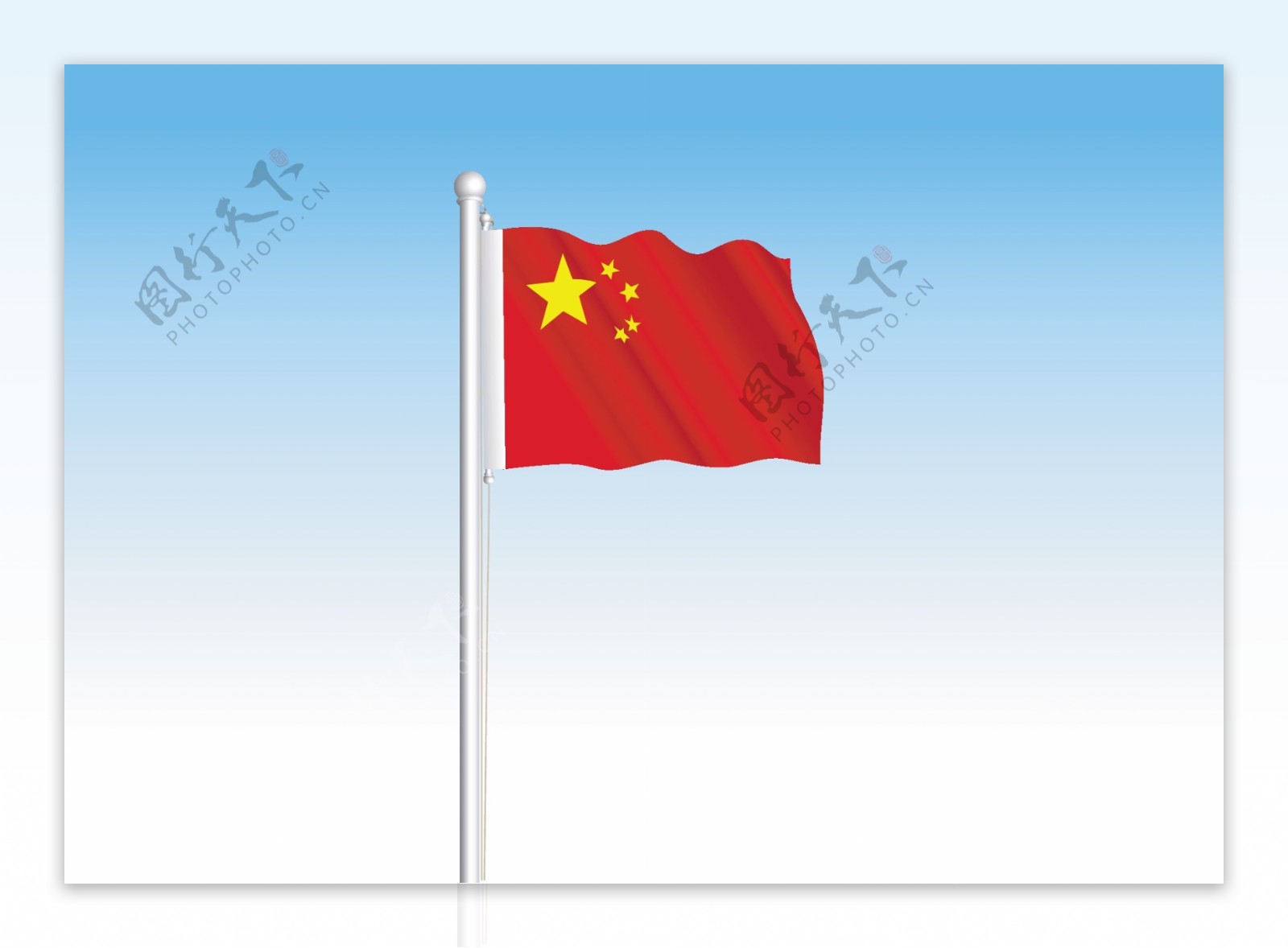 中国国旗矢量素材