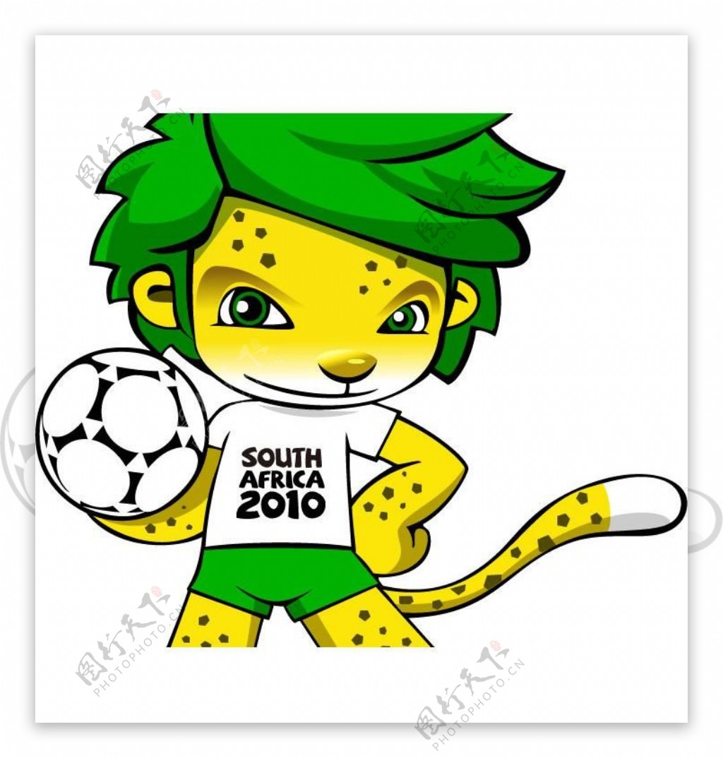 南非世界杯吉祥物图片
