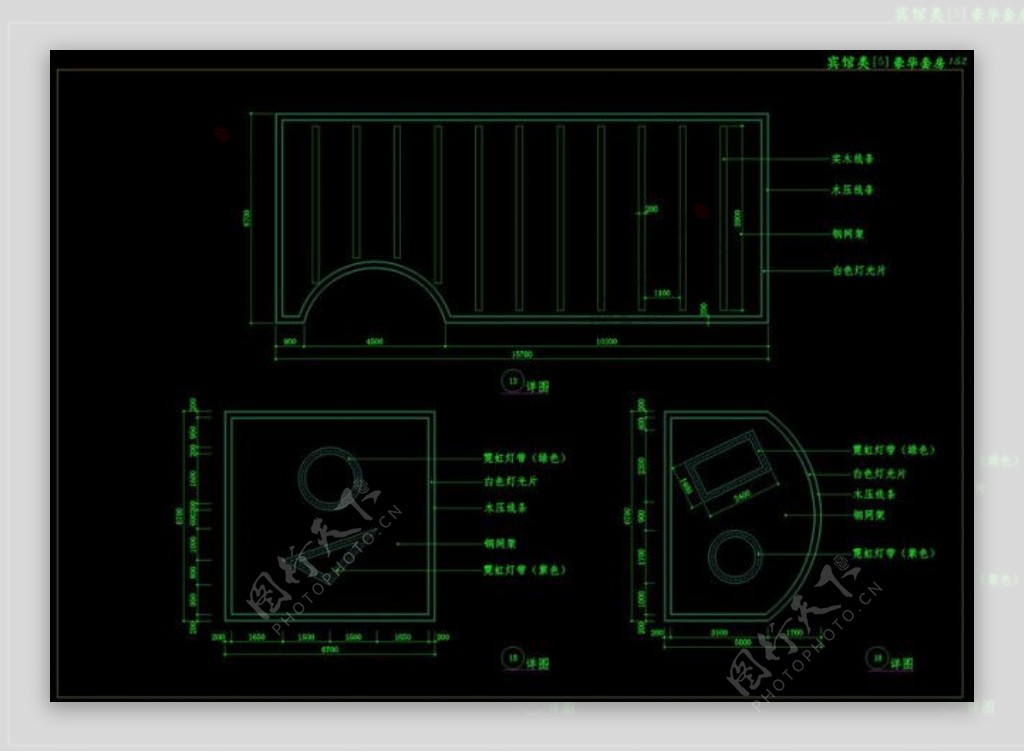 餐厅布置cad建筑图纸