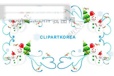 精美圣诞花边系列矢量素材6