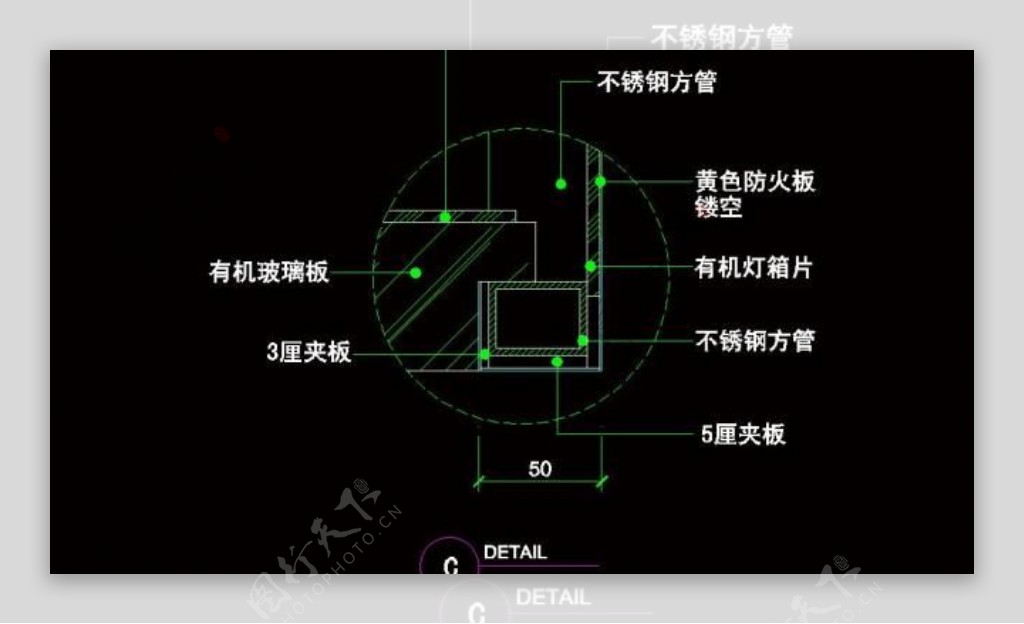 cad之化妆道具店面布置图片