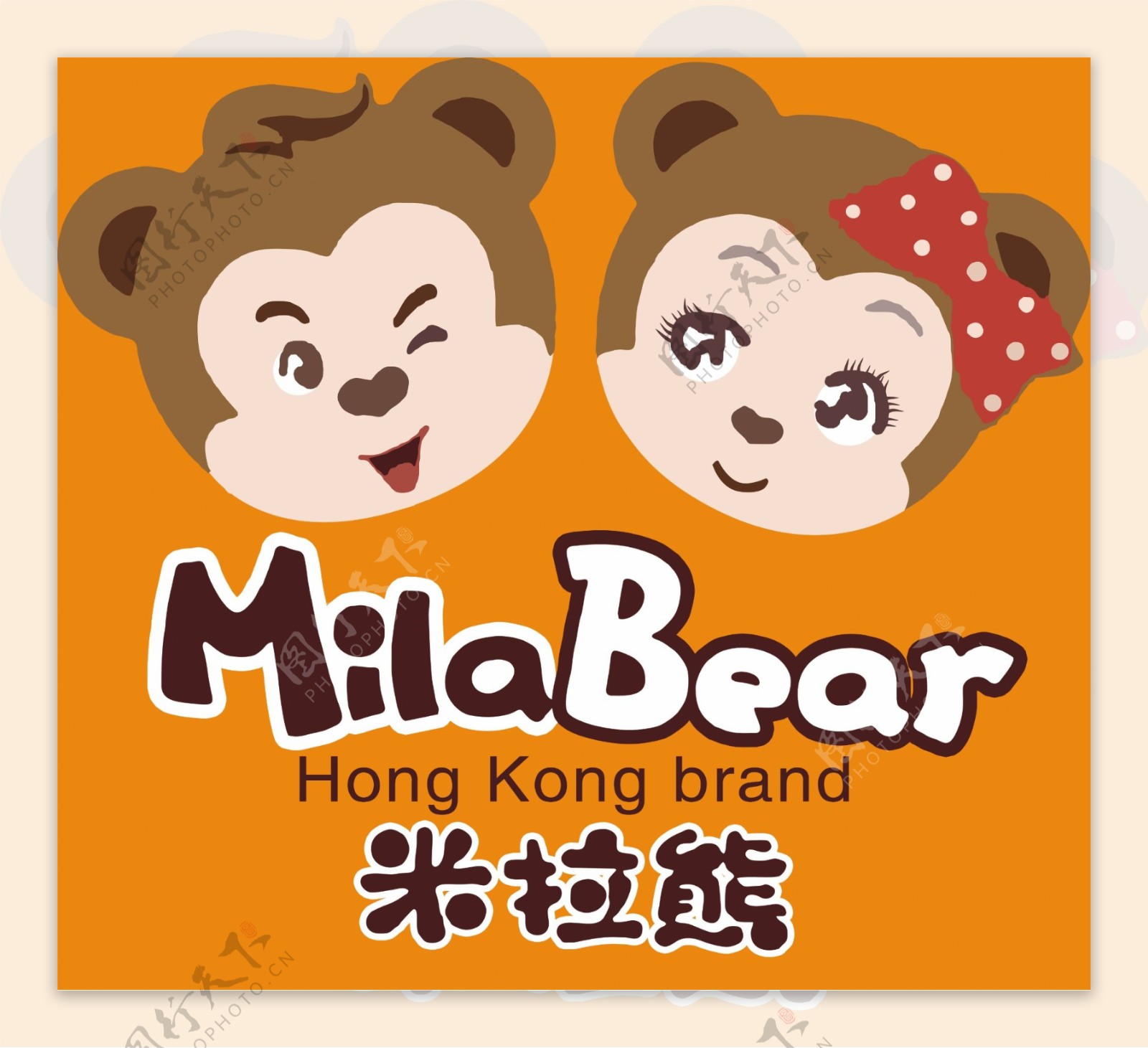 米拉熊logo图片