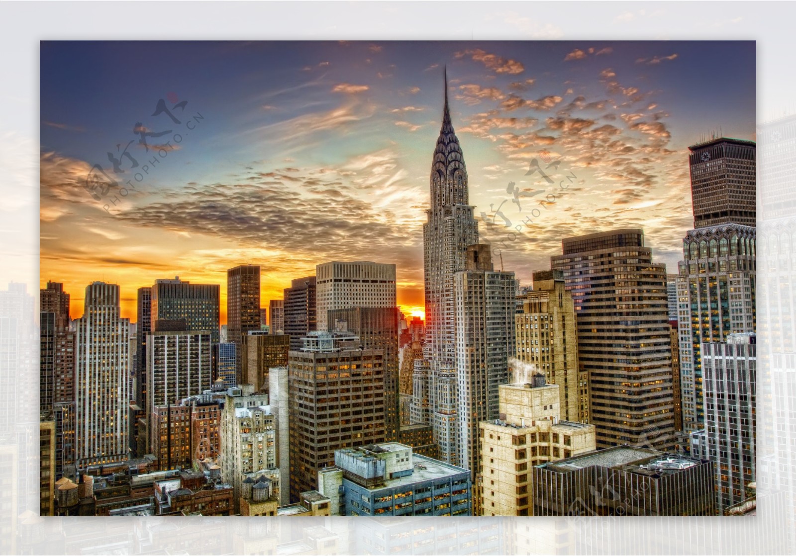 纽约市中心高清摄影图片