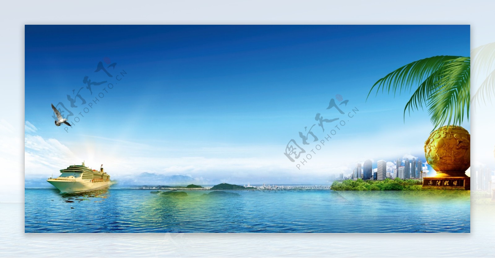防城港海景图图片