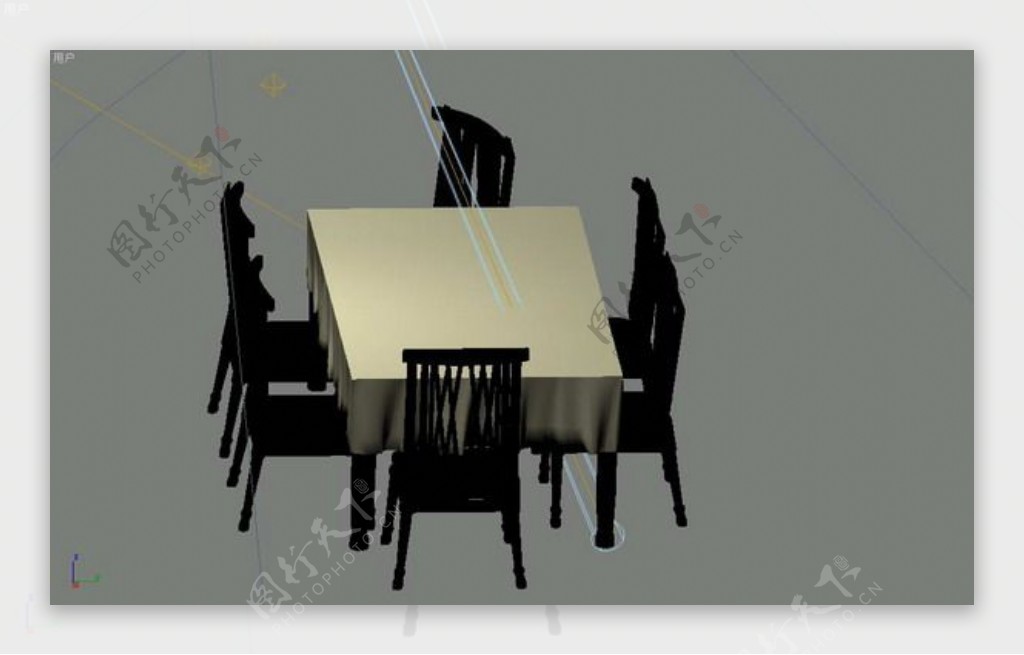 餐桌3d模型家具3d模型40