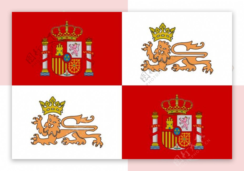 托拜厄斯的历史性标志的西班牙皇家海军的剪辑艺术