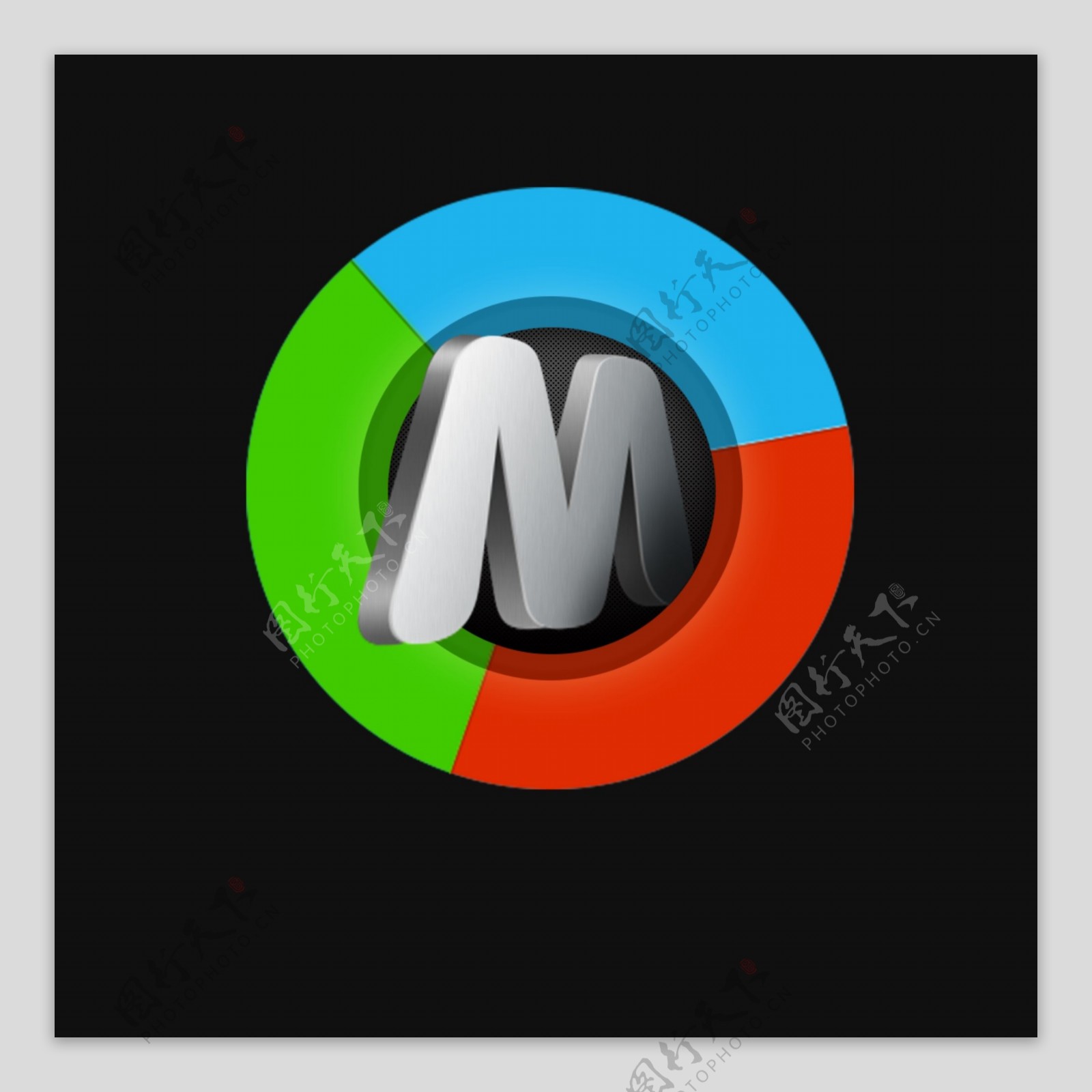 icon图标logopsd源文件m圆圈