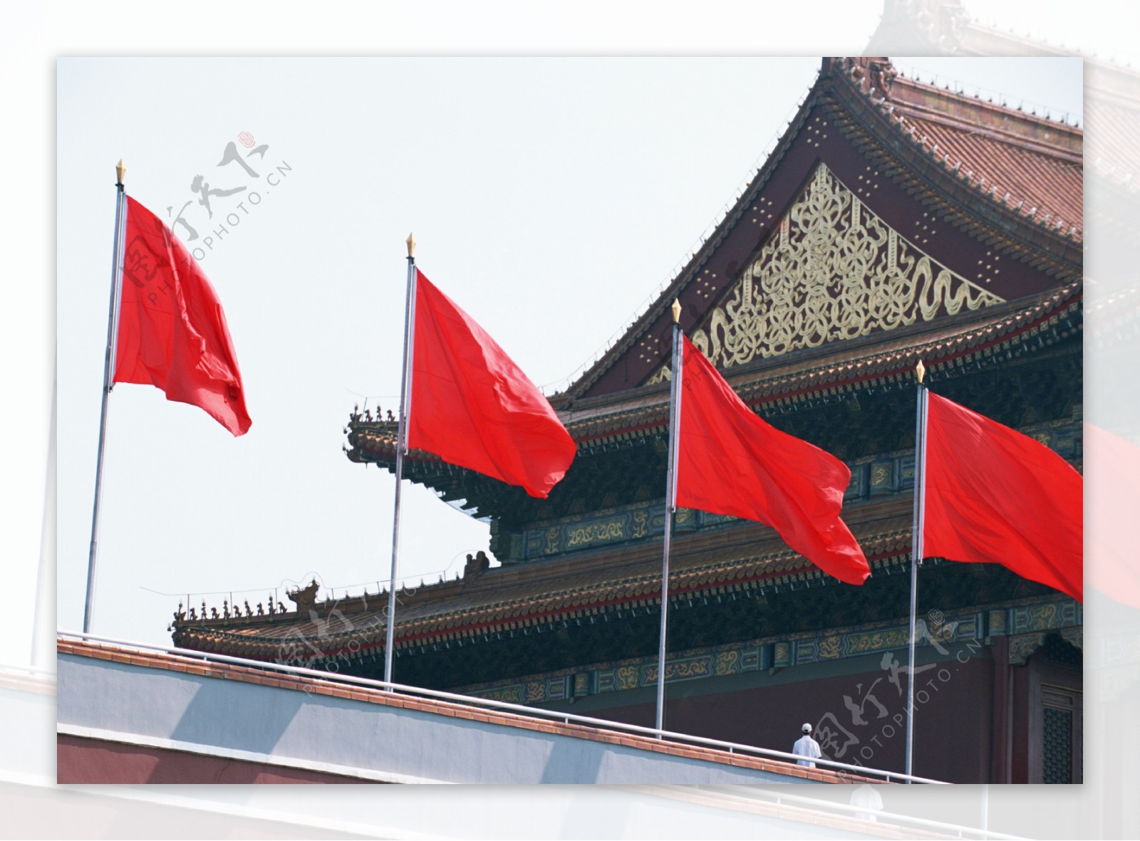 北京上海香港红旗美食旅游胜地东方明珠建筑物饰品茶壶夜景街道