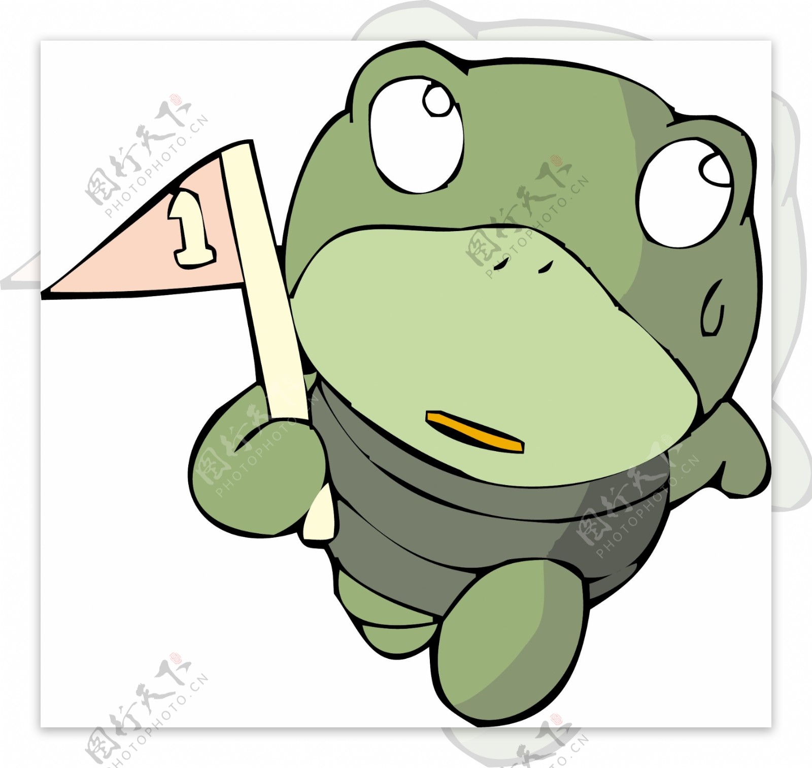 印花矢量图卡通动物乌龟乌龟可爱卡通免费素材