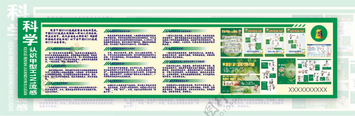 甲型H1N1流感宣传栏