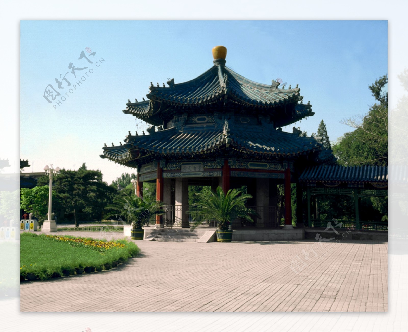 北京皇家园林颐和园亭子