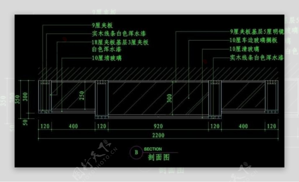 cad餐厅设计素材图片