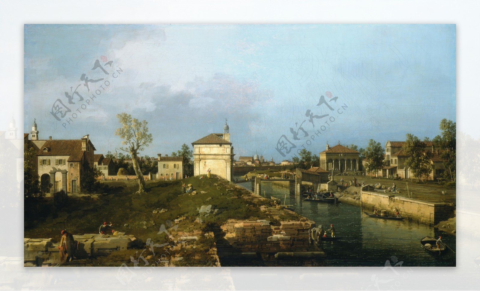 CanalettoVenetian3大师画家古典画古典建筑古典景物装饰画油画