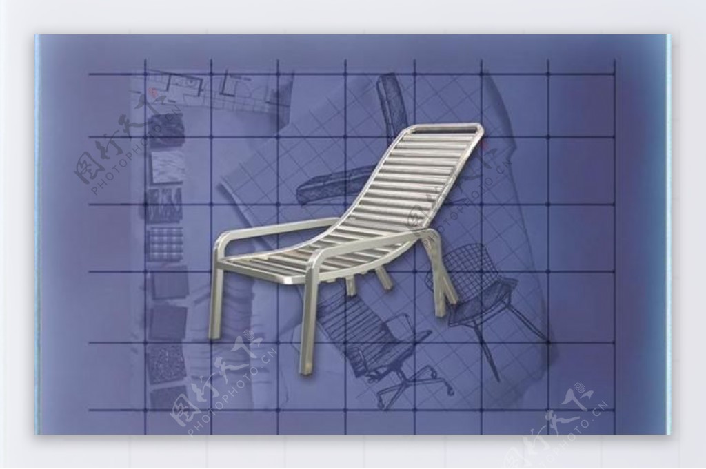酒店风格家具椅子A0473D模型