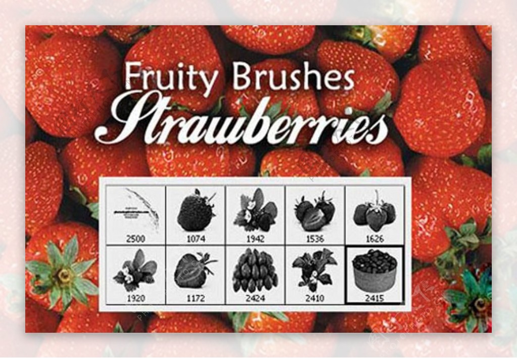 水果系列高清笔刷图片