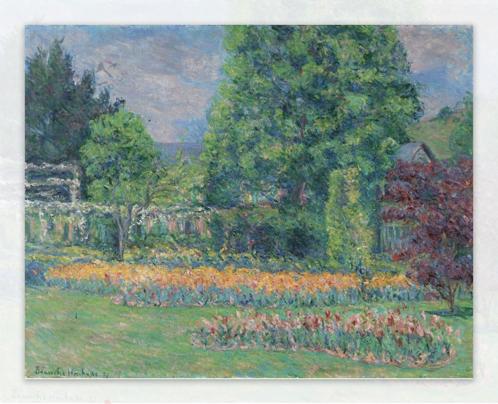 BlancheHochedeMonetTheGadrenatGiverny1927画家风景画静物油画建筑油画装饰画