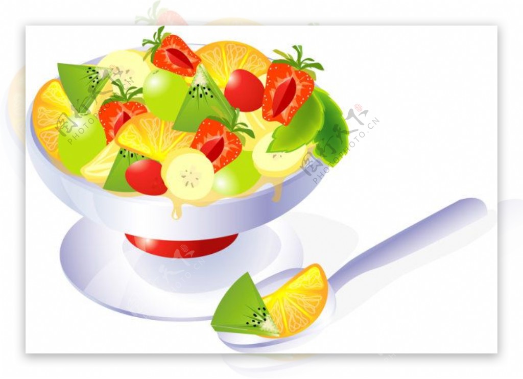 水果杯水果沙拉水果拼盘