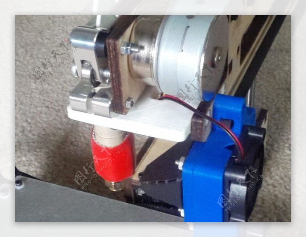 2014printrbot简单3mm减速电机安装