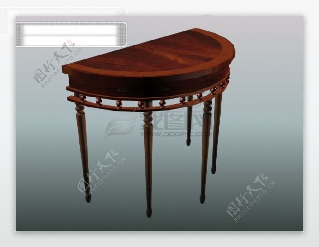 3d木质柜子桌子
