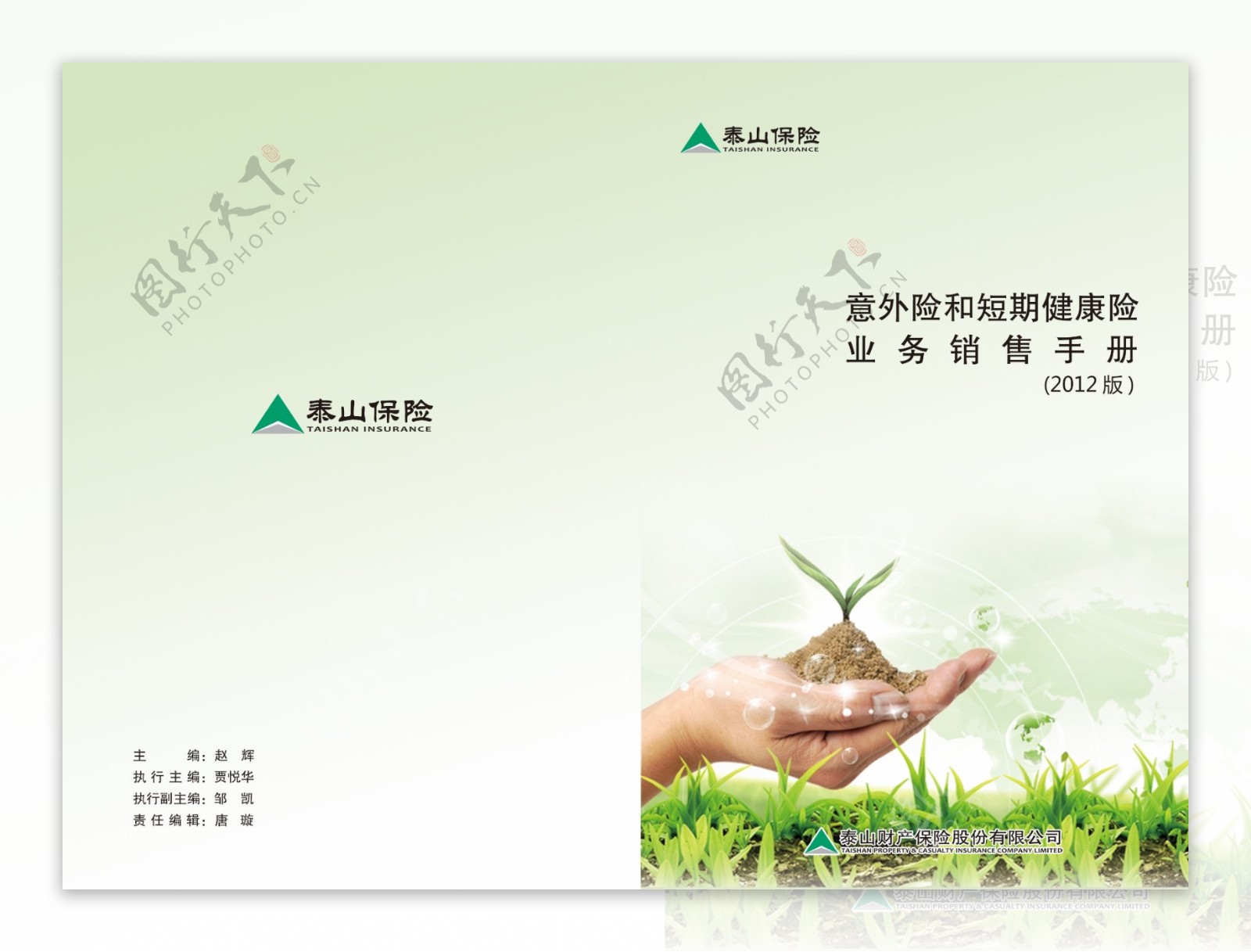 泰山保险业务销售手册封面图片