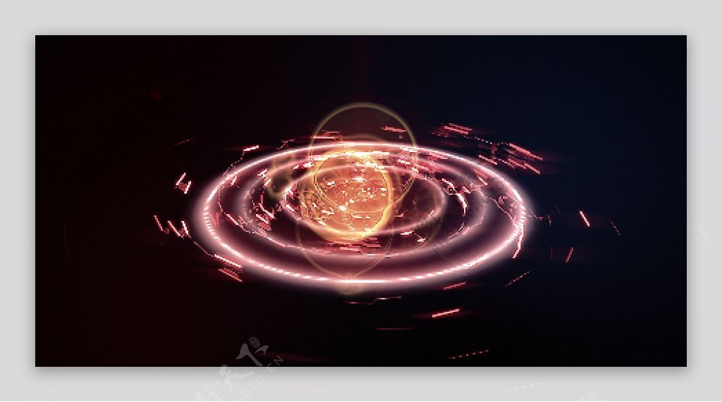 太阳星系演变粒子旋转图片下载