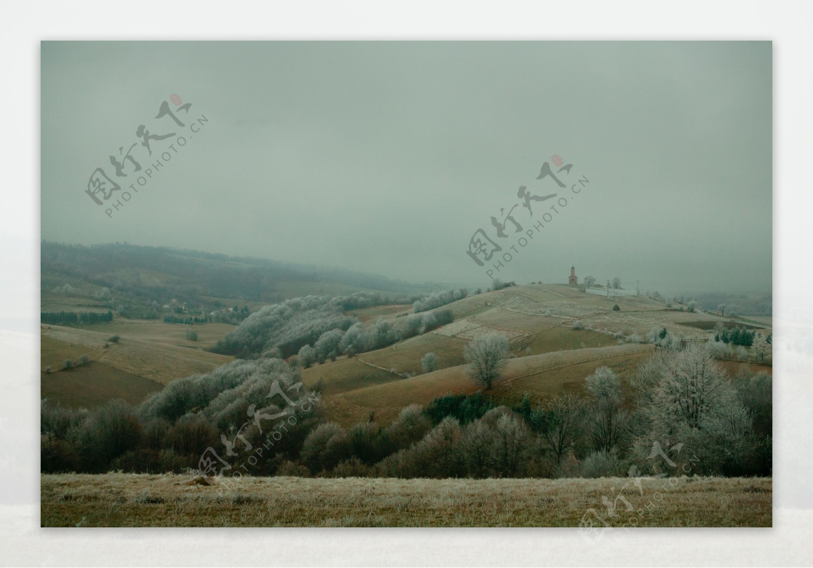 萨拉热窝初冬景色图片