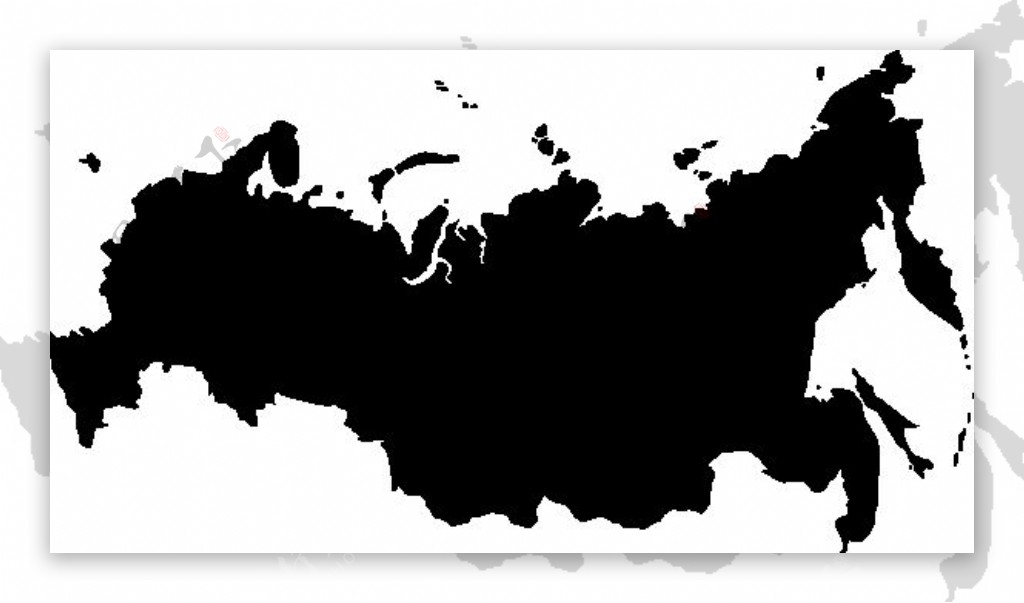 babayasin俄罗斯大纲地图剪贴画