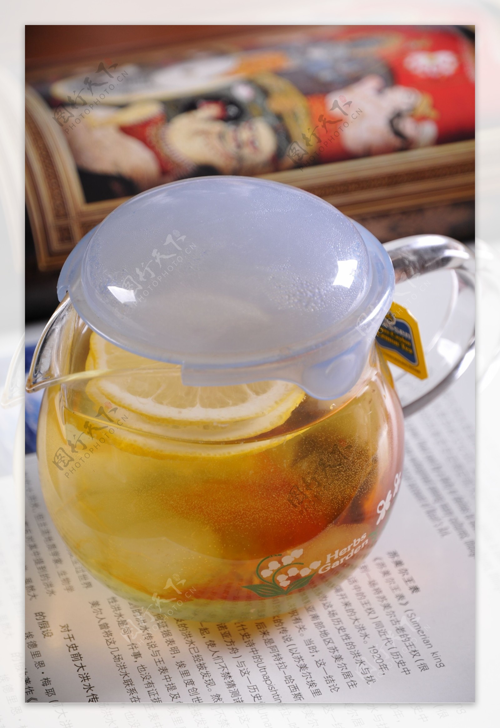 水晶芦荟茶图片