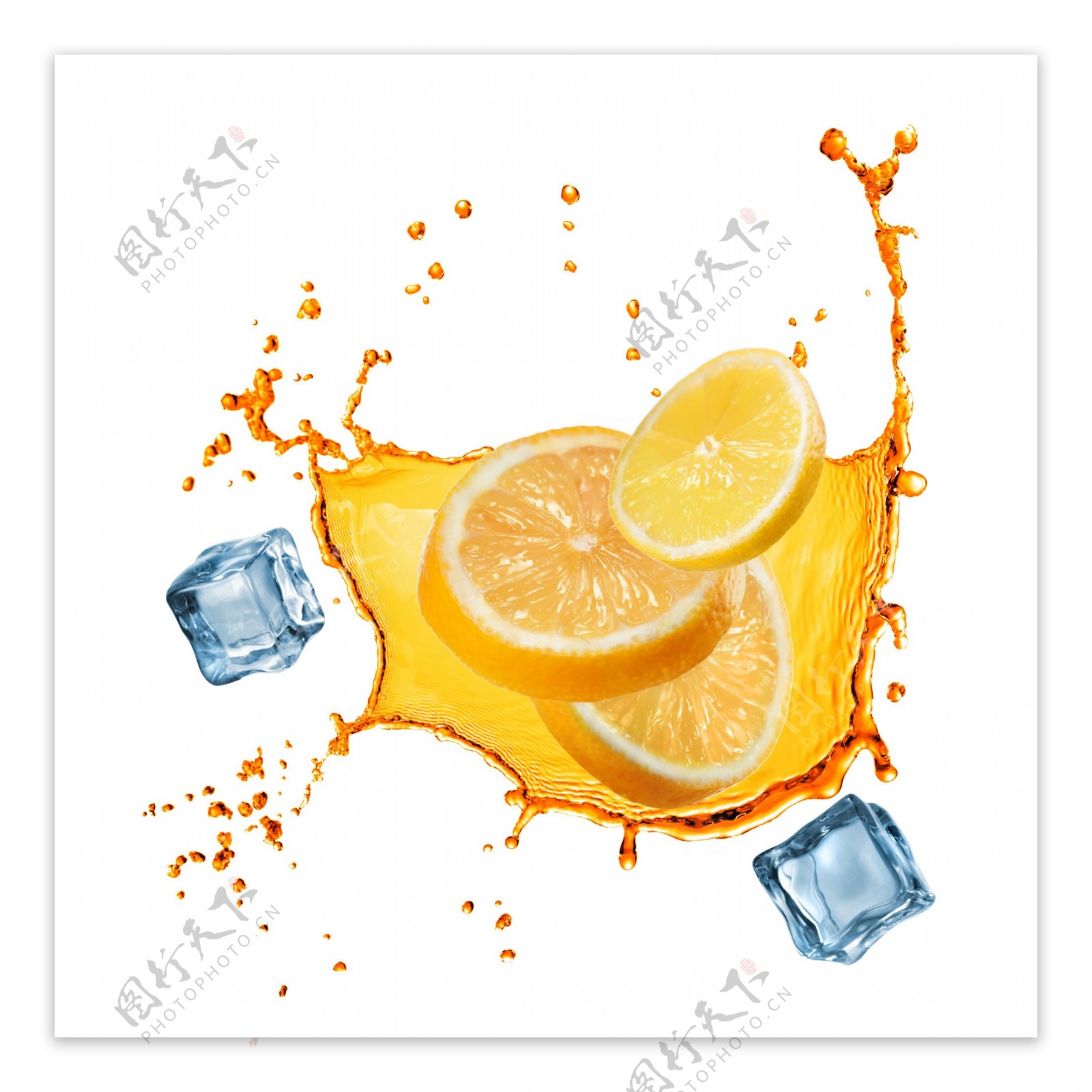 动感橙汁图片