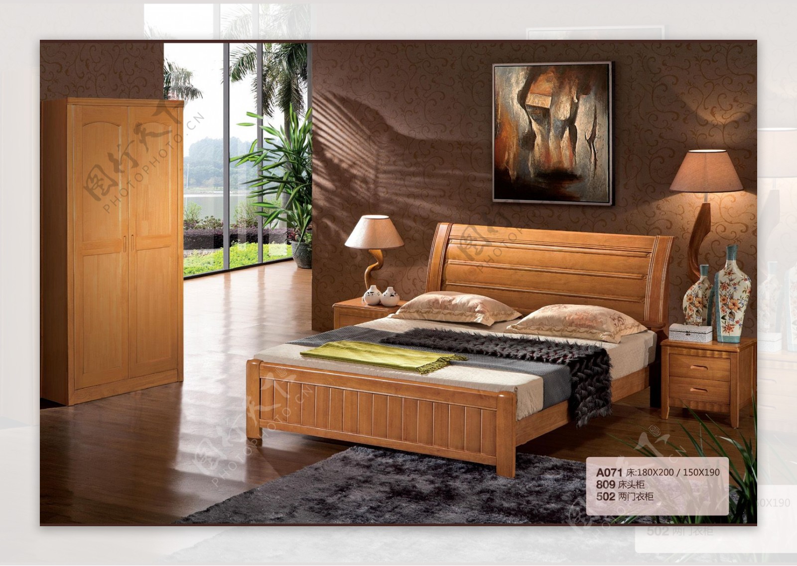 实木床免费实木床背景图片实木床
