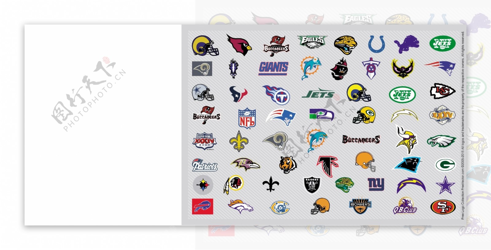 NFL球队矢量标志