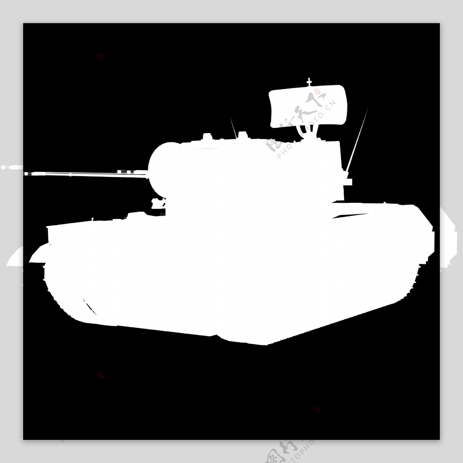坦克兵器3D模型素材11