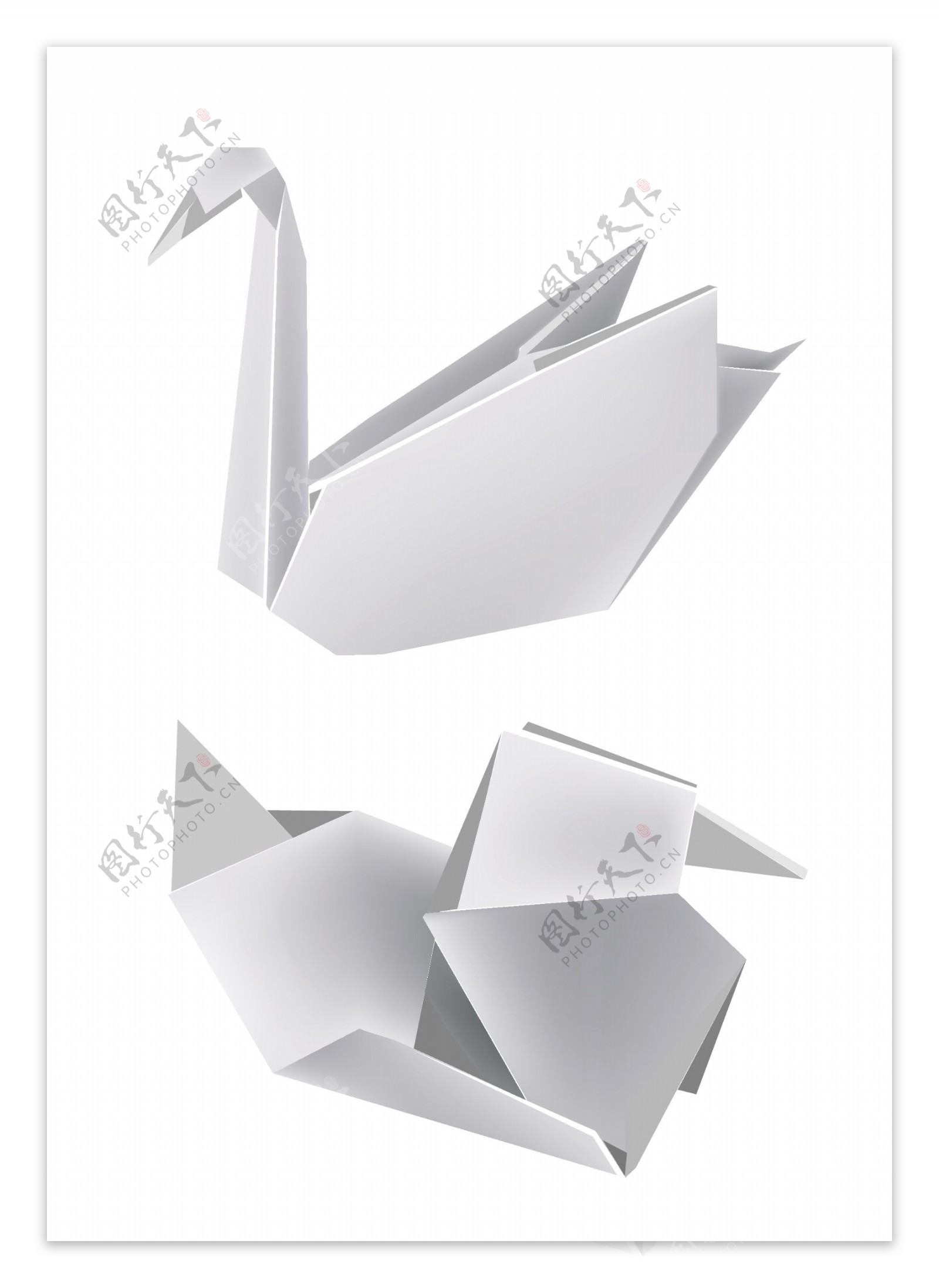 折纸02矢量素材