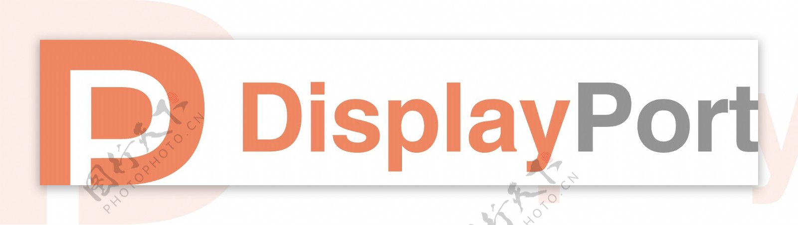 displayport协会认证矢量图标图片